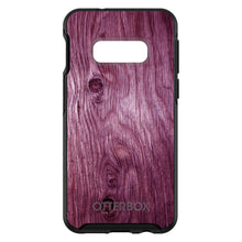 DistinctInk™ OtterBox Symmetry Series Case for Apple iPhone / Samsung Galaxy / Google Pixel - Fuchsia Weathered Wood Grain Print