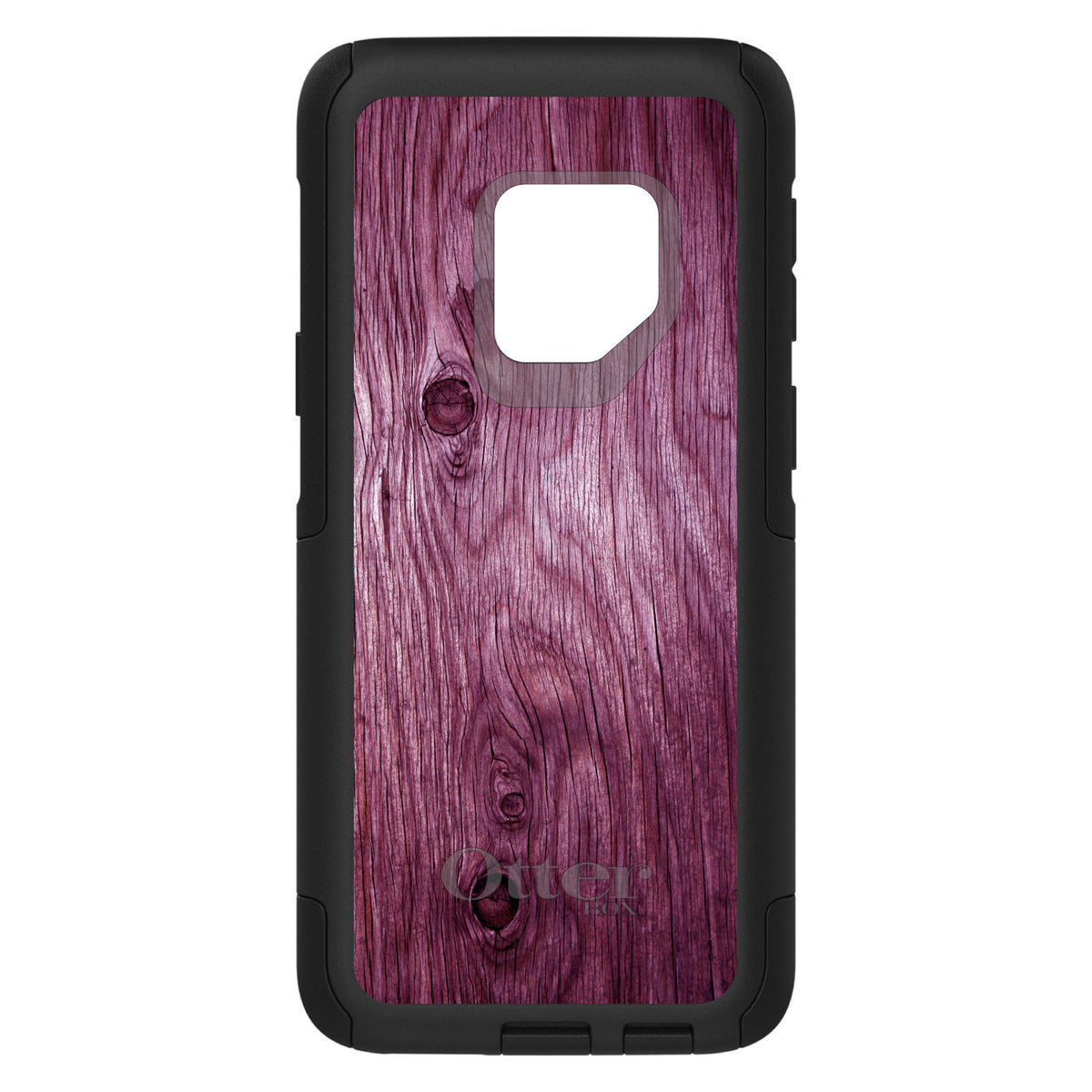 Fuchsia Weathered Wood Grain Print OtterBox Commuter Case for iPhone & Galaxy, view 9
