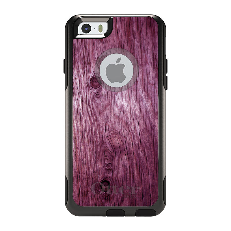 Fuchsia Weathered Wood Grain Print OtterBox Commuter Case for iPhone & Galaxy, view 4