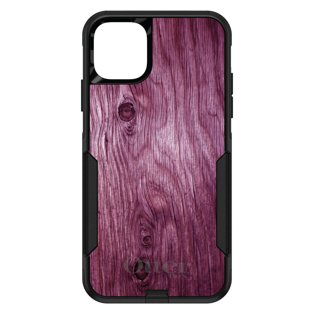 Fuchsia Weathered Wood Grain Print OtterBox Commuter Case for iPhone & Galaxy, view 2