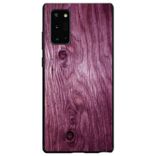 DistinctInk® Hard Plastic Snap-On Case for Apple iPhone or Samsung Galaxy - Fuchsia Weathered Wood Grain Print
