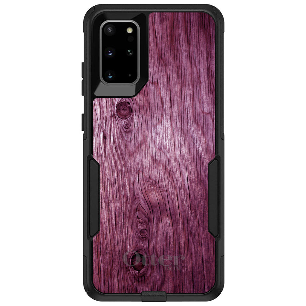 Fuchsia Weathered Wood Grain Print OtterBox Commuter Case for iPhone & Galaxy, view 6