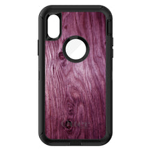 DistinctInk™ OtterBox Defender Series Case for Apple iPhone / Samsung Galaxy / Google Pixel - Fuchsia Weathered Wood Grain Print