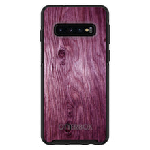 DistinctInk™ OtterBox Symmetry Series Case for Apple iPhone / Samsung Galaxy / Google Pixel - Fuchsia Weathered Wood Grain Print