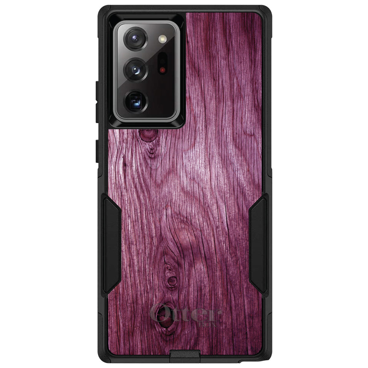 Fuchsia Weathered Wood Grain Print OtterBox Commuter Case for iPhone & Galaxy, view 12