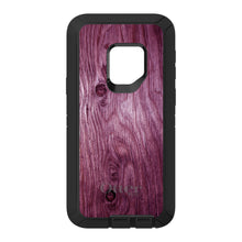 DistinctInk™ OtterBox Defender Series Case for Apple iPhone / Samsung Galaxy / Google Pixel - Fuchsia Weathered Wood Grain Print