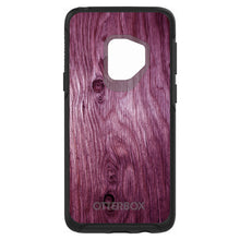 DistinctInk™ OtterBox Symmetry Series Case for Apple iPhone / Samsung Galaxy / Google Pixel - Fuchsia Weathered Wood Grain Print