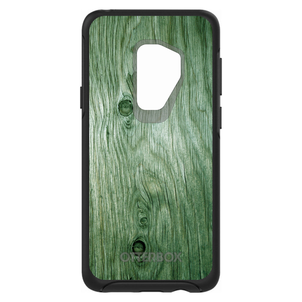 Green Weathered Wood Grain Print OtterBox Symmetry Case for iPhone & Galaxy, view 9