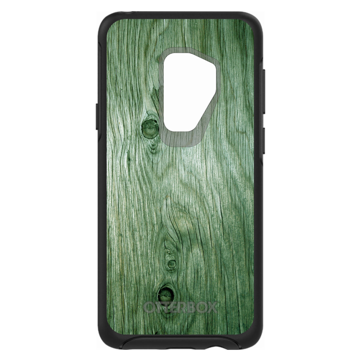 Green Weathered Wood Grain Print OtterBox Symmetry Case for iPhone & Galaxy, view 9