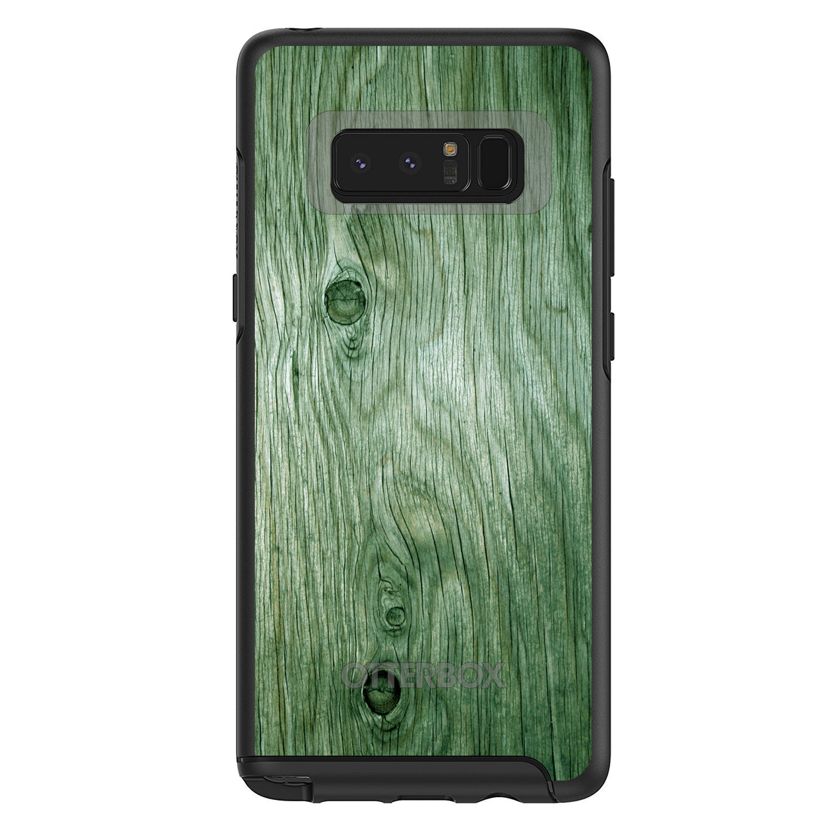 Green Weathered Wood Grain Print OtterBox Symmetry Case for iPhone & Galaxy, view 14