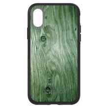 DistinctInk™ OtterBox Symmetry Series Case for Apple iPhone / Samsung Galaxy / Google Pixel - Green Weathered Wood Grain Print