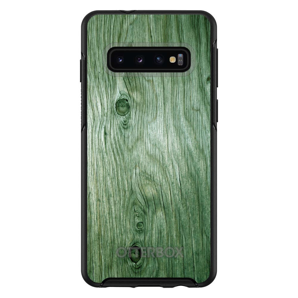 Green Weathered Wood Grain Print OtterBox Symmetry Case for iPhone & Galaxy, view 6