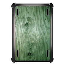 DistinctInk™ OtterBox Defender Series Case for Apple iPad / iPad Pro / iPad Air / iPad Mini - Green Weathered Wood Grain Print