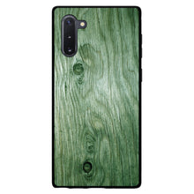 DistinctInk® Hard Plastic Snap-On Case for Apple iPhone or Samsung Galaxy - Green Weathered Wood Grain Print
