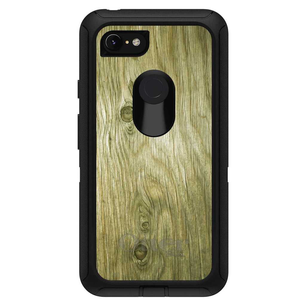 Yellow Weathered Wood Grain Print OtterBox Defender Case for iPhone & Galaxy, view 18