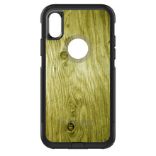 DistinctInk OtterBox Commuter Series Case for Apple iPhone or Samsung Galaxy - Yellow Weathered Wood Grain Print