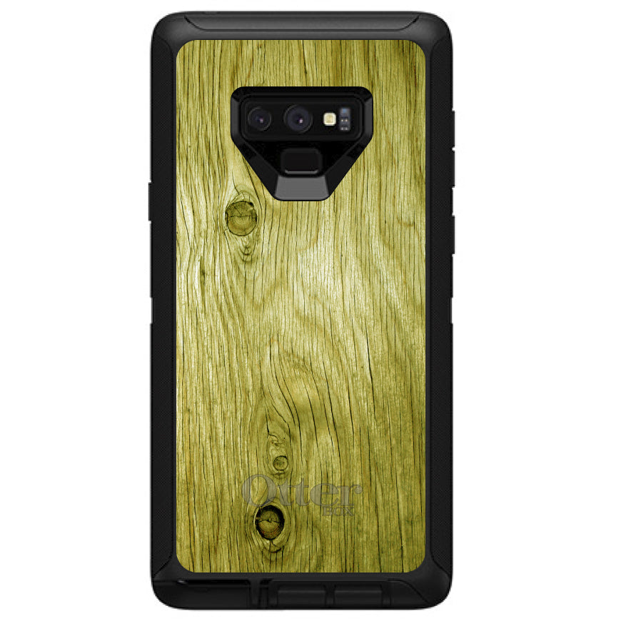 Yellow Weathered Wood Grain Print OtterBox Defender Case for iPhone & Galaxy, view 16