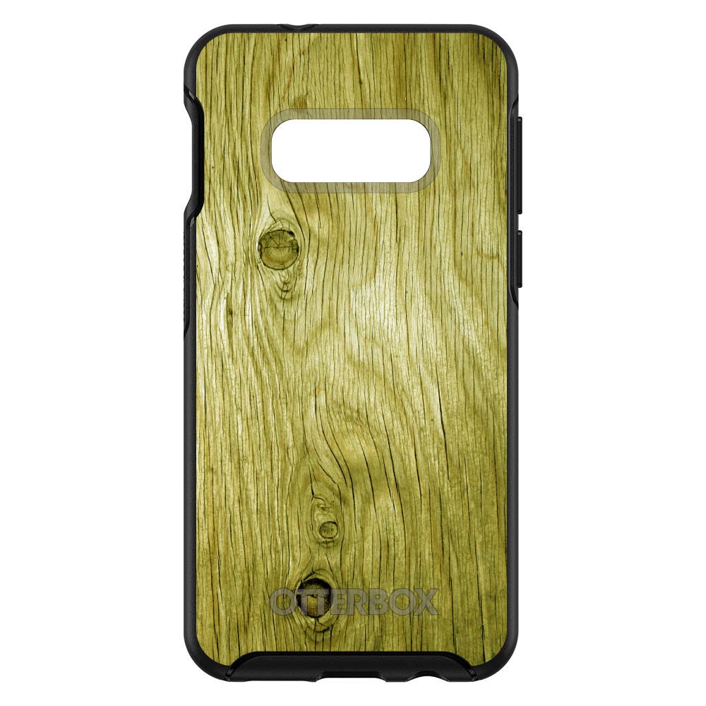 Yellow Weathered Wood Grain Print OtterBox Symmetry Case for iPhone & Galaxy, view 7