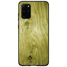 DistinctInk® Hard Plastic Snap-On Case for Apple iPhone or Samsung Galaxy - Yellow Weathered Wood Grain Print