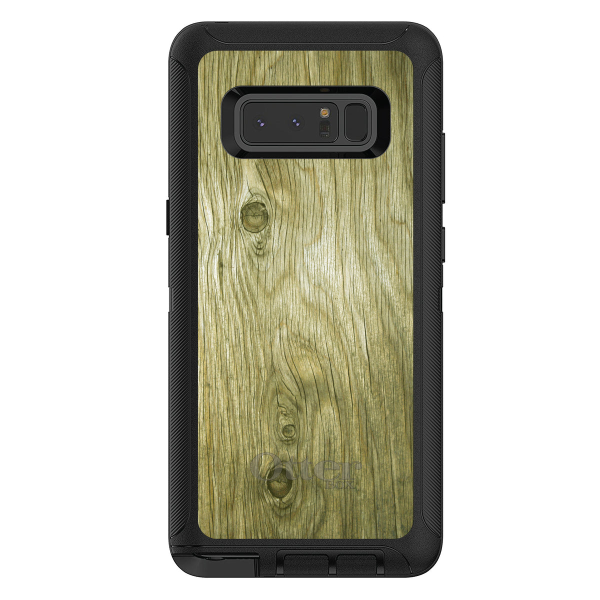 Yellow Weathered Wood Grain Print OtterBox Defender Case for iPhone & Galaxy, view 17