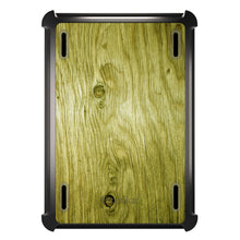DistinctInk™ OtterBox Defender Series Case for Apple iPad / iPad Pro / iPad Air / iPad Mini - Yellow Weathered Wood Grain Print