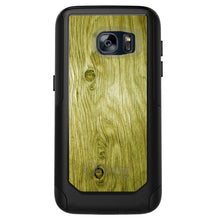 DistinctInk OtterBox Commuter Series Case for Apple iPhone or Samsung Galaxy - Yellow Weathered Wood Grain Print