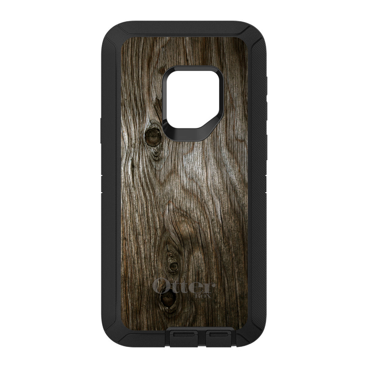 Brown Weathered Wood Grain Print OtterBox Defender Case for iPhone & Galaxy, view 11