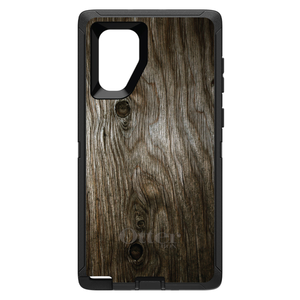 Brown Weathered Wood Grain Print OtterBox Defender Case for iPhone & Galaxy, view 15