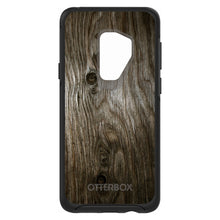 DistinctInk™ OtterBox Symmetry Series Case for Apple iPhone / Samsung Galaxy / Google Pixel - Brown Weathered Wood Grain Print