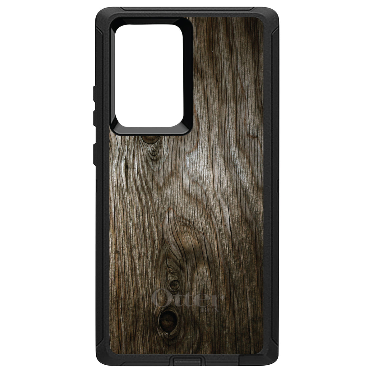 Brown Weathered Wood Grain Print OtterBox Defender Case for iPhone & Galaxy, view 13
