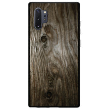 DistinctInk® Hard Plastic Snap-On Case for Apple iPhone or Samsung Galaxy - Brown Weathered Wood Grain Print