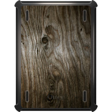 DistinctInk™ OtterBox Defender Series Case for Apple iPad / iPad Pro / iPad Air / iPad Mini - Brown Weathered Wood Grain Print