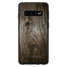 DistinctInk™ OtterBox Symmetry Series Case for Apple iPhone / Samsung Galaxy / Google Pixel - Brown Weathered Wood Grain Print