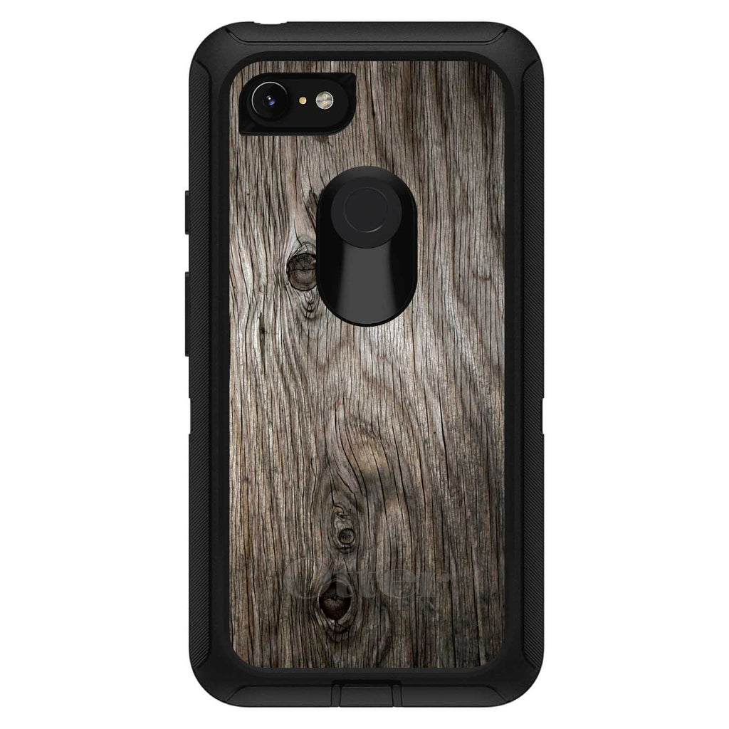 Brown Weathered Wood Grain Print OtterBox Defender Case for iPhone & Galaxy, view 18