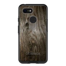 DistinctInk™ OtterBox Symmetry Series Case for Apple iPhone / Samsung Galaxy / Google Pixel - Brown Weathered Wood Grain Print