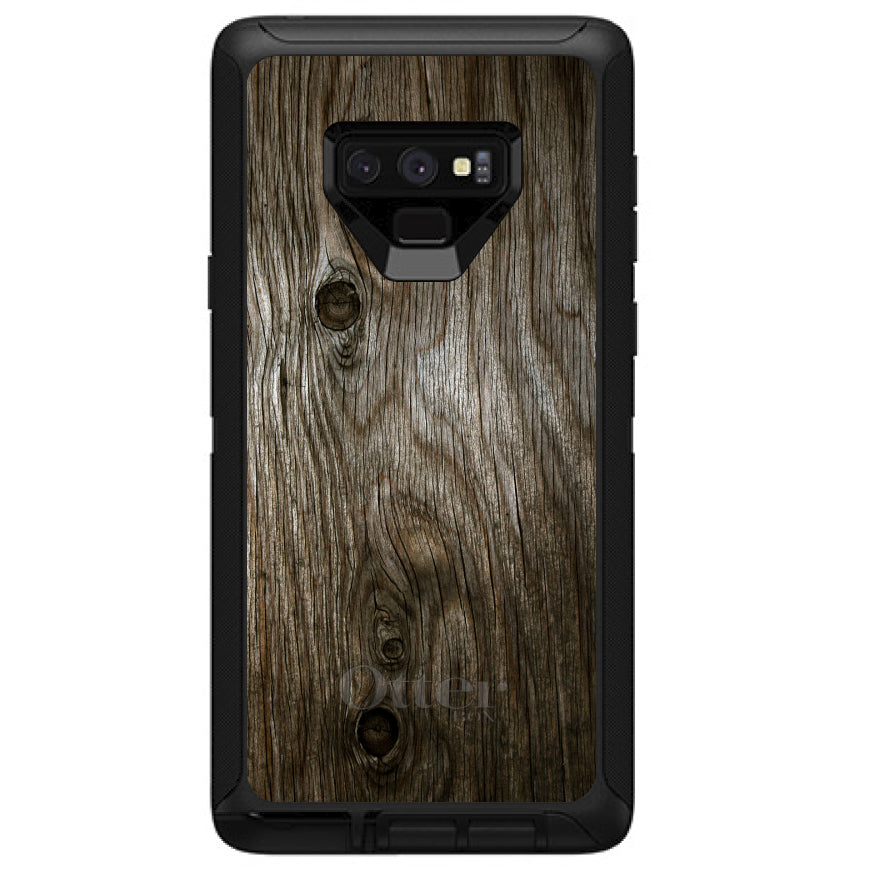 Brown Weathered Wood Grain Print OtterBox Defender Case for iPhone & Galaxy, view 16