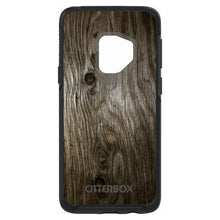 DistinctInk™ OtterBox Symmetry Series Case for Apple iPhone / Samsung Galaxy / Google Pixel - Brown Weathered Wood Grain Print