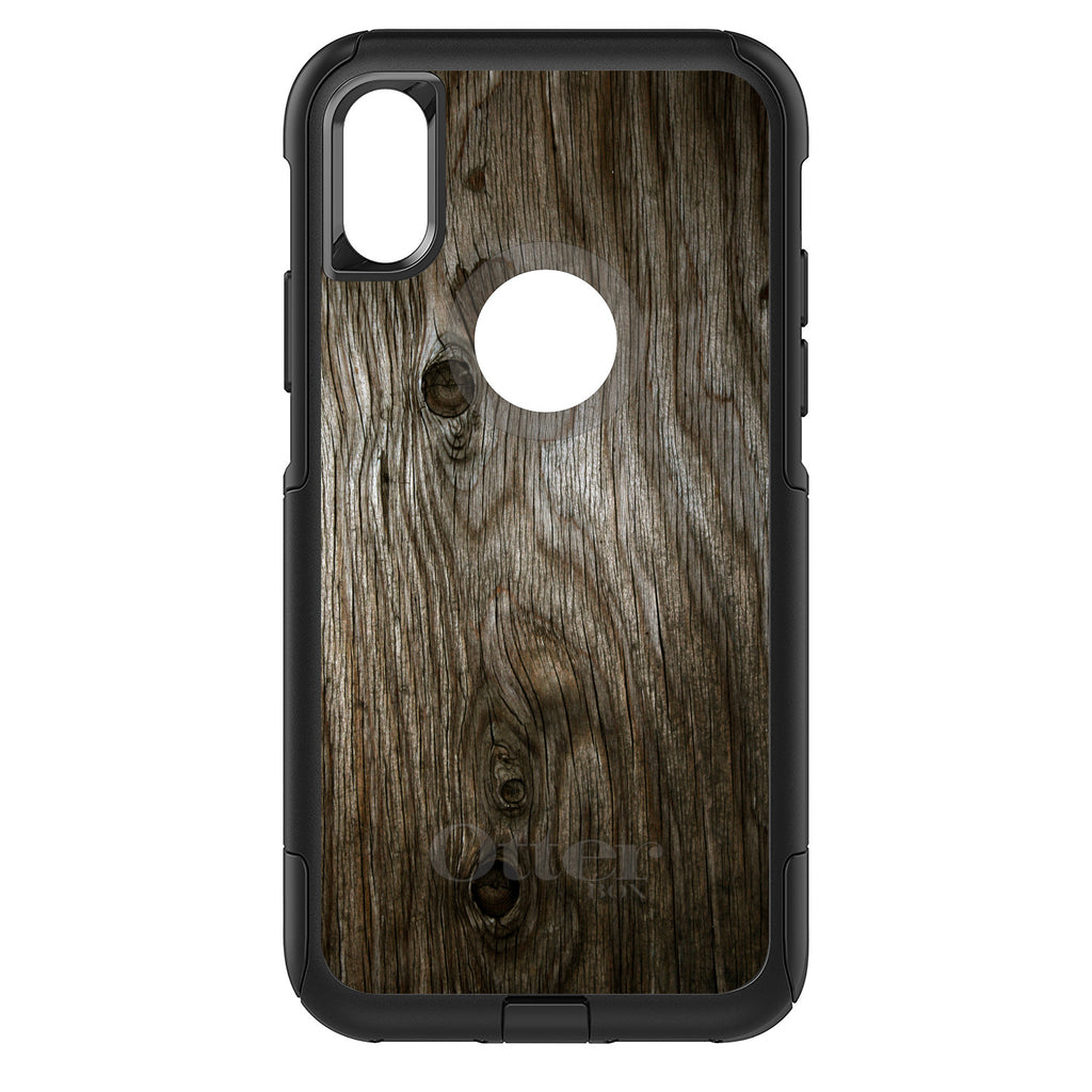 Brown Weathered Wood Grain Print OtterBox Commuter Case for iPhone & Galaxy, view 3