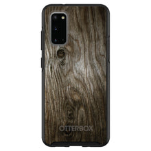 DistinctInk™ OtterBox Symmetry Series Case for Apple iPhone / Samsung Galaxy / Google Pixel - Brown Weathered Wood Grain Print