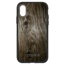 DistinctInk™ OtterBox Symmetry Series Case for Apple iPhone / Samsung Galaxy / Google Pixel - Brown Weathered Wood Grain Print