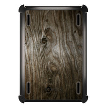 DistinctInk™ OtterBox Defender Series Case for Apple iPad / iPad Pro / iPad Air / iPad Mini - Brown Weathered Wood Grain Print