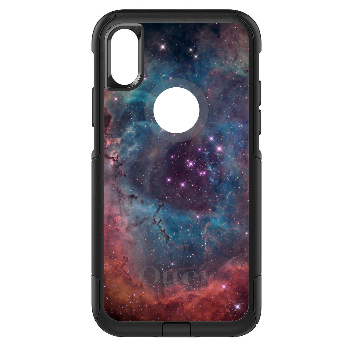 Purple Blue Pink Rosette Nebula OtterBox Commuter Case for iPhone & Galaxy, view 3
