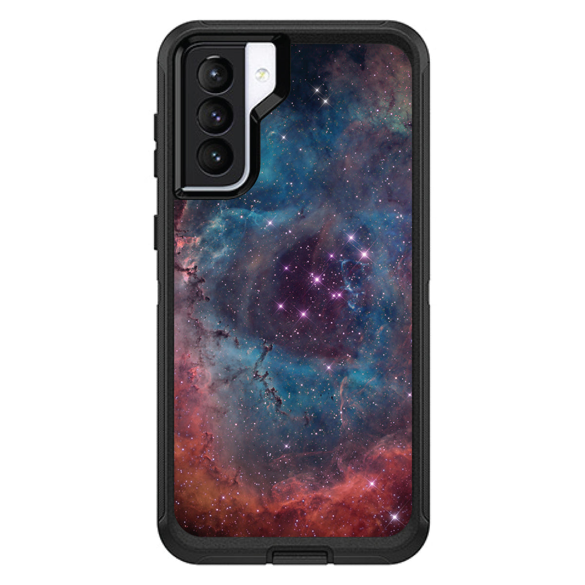 Purple Blue Pink Rosette Nebula OtterBox Defender Case for iPhone & Galaxy, view 5