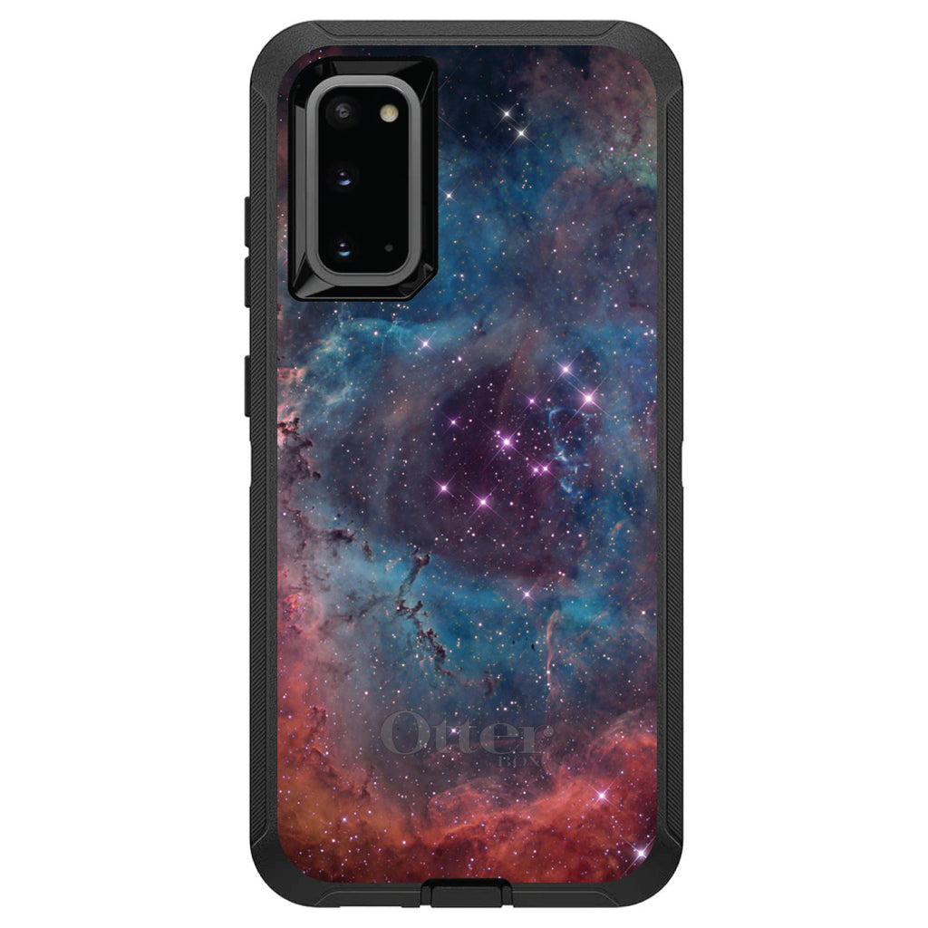 Purple Blue Pink Rosette Nebula OtterBox Defender Case for iPhone & Galaxy, view 8