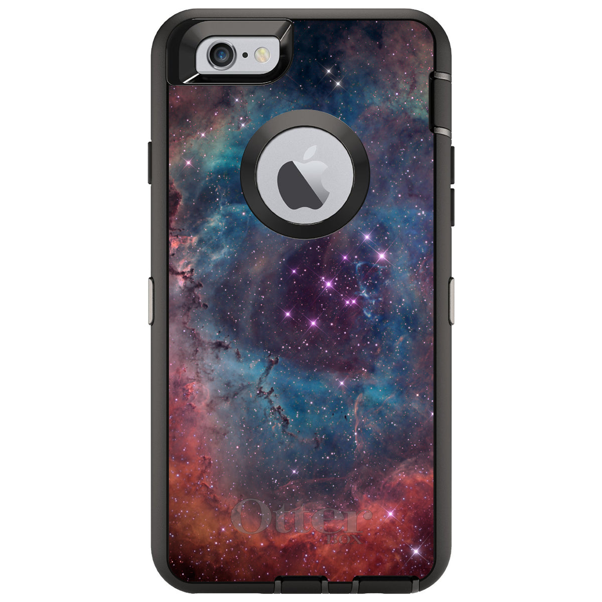 Purple Blue Pink Rosette Nebula OtterBox Defender Case for iPhone & Galaxy, view 4