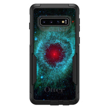 DistinctInk OtterBox Commuter Series Case for Apple iPhone or Samsung Galaxy - Blue Teal Black Helix Nebula