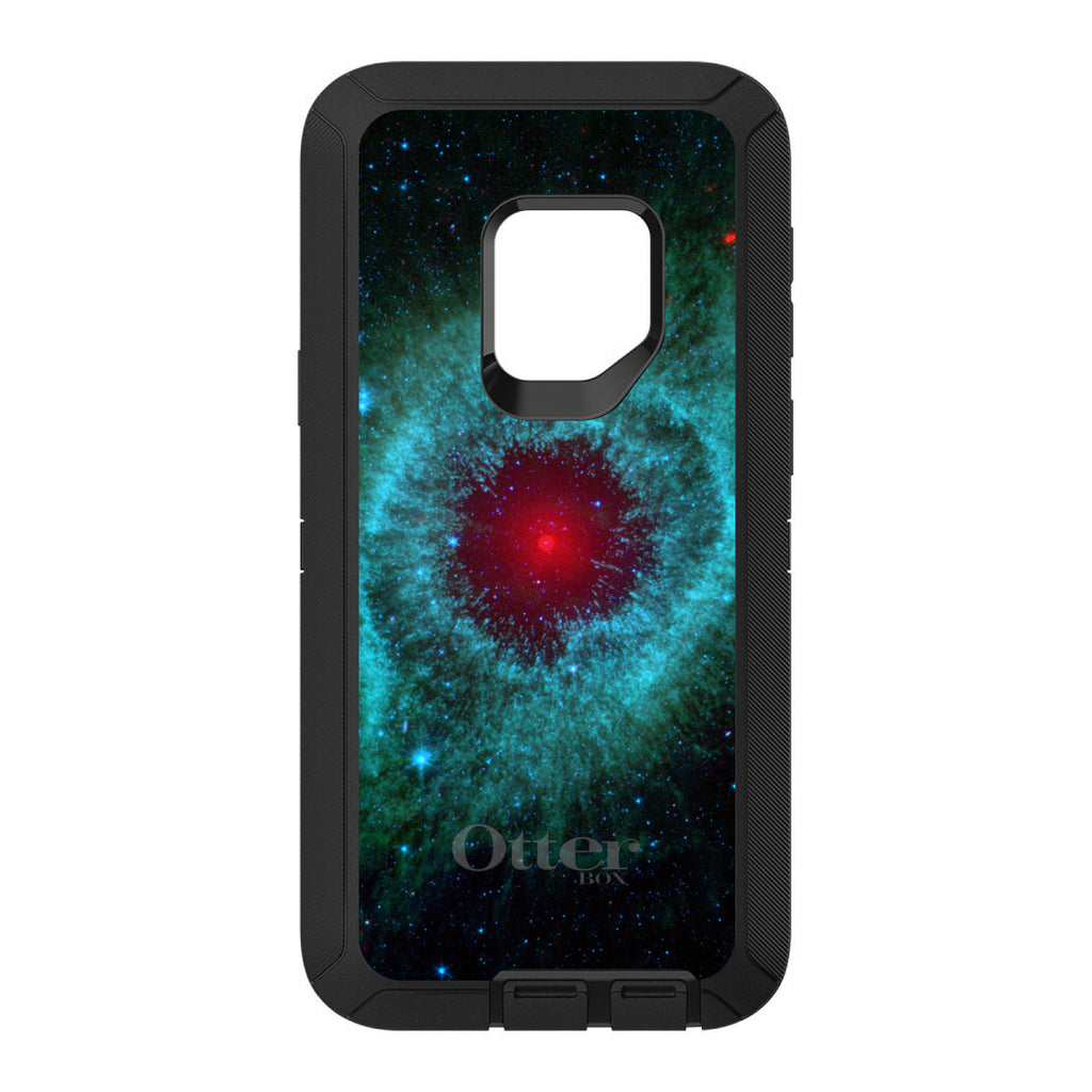 Blue Teal Black Helix Nebula OtterBox Defender Case for iPhone & Galaxy, view 11