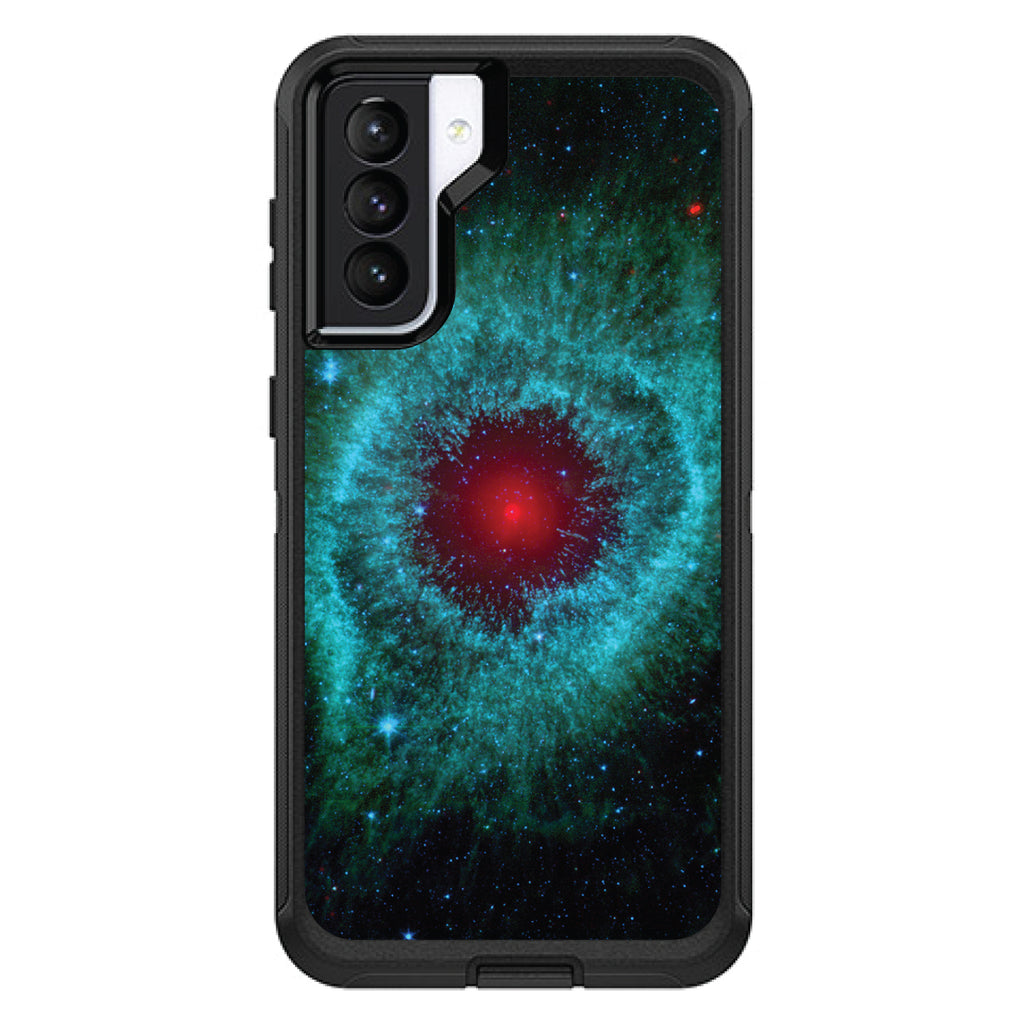 Blue Teal Black Helix Nebula OtterBox Defender Case for iPhone & Galaxy, view 5