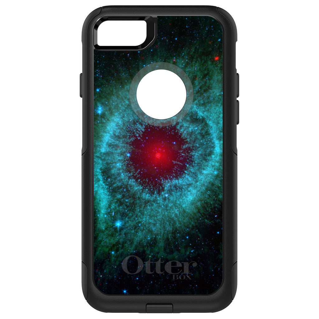 Blue Teal Black Helix Nebula OtterBox Commuter Case for iPhone & Galaxy
