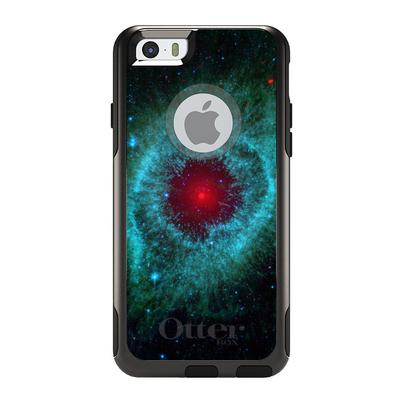 Blue Teal Black Helix Nebula OtterBox Commuter Case for iPhone & Galaxy, view 4